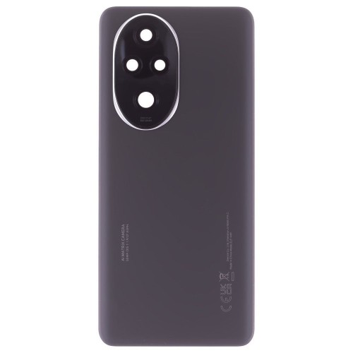 Задняя крышка для Huawei Honor 200 Pro (ELP-NX9) (черный) (в сборе со стеклом камеры) (ORIG100)