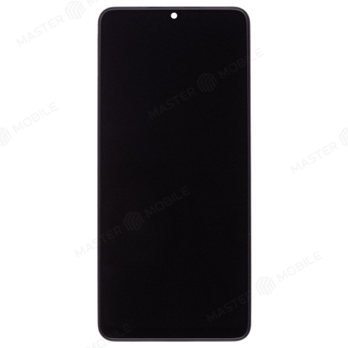 Дисплей для Samsung A225 Galaxy A22 4G + тачскрин (черный) (в рамке) (ORIG100) (SP)