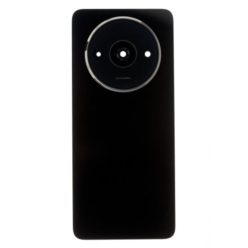Задняя крышка для Xiaomi Redmi A3x (24048RN6CG) (черный) (в сборе со стеклом камеры) (ORIG100)