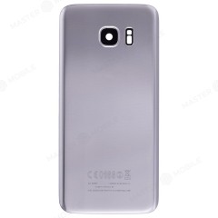 Задняя крышка для Samsung G935 Galaxy S7 Edge (серебристый) (в сборе со стеклом камеры)