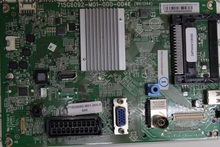 Материнская плата 715G6092-M01-000-004K, для телевизора PHILIPS 24PHH4109/60