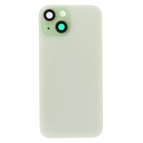 Задняя крышка для Apple iPhone 15 (зеленый) (в сборе со стеклом камеры и шлейфом) (Premium)
