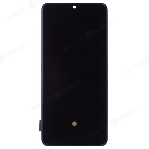 Дисплей для Samsung A415 Galaxy A41 + тачскрин (черный) (в рамке) (OLED) (Full Size)
