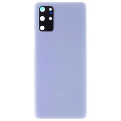 Задняя крышка для Samsung G985 Galaxy S20+ (голубой) (в сборе со стеклом камеры) (ORIG100)