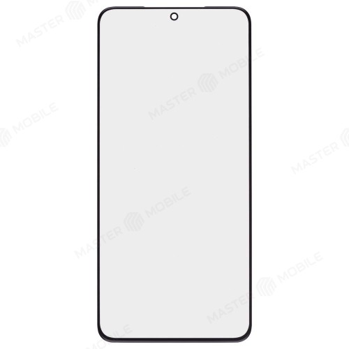 Стекло модуля для Samsung G991 Galaxy S21 + OCA (черный)