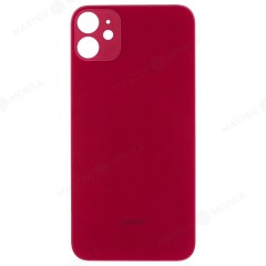 Задняя крышка для Apple iPhone 11 (красный) (с широким отверстием)