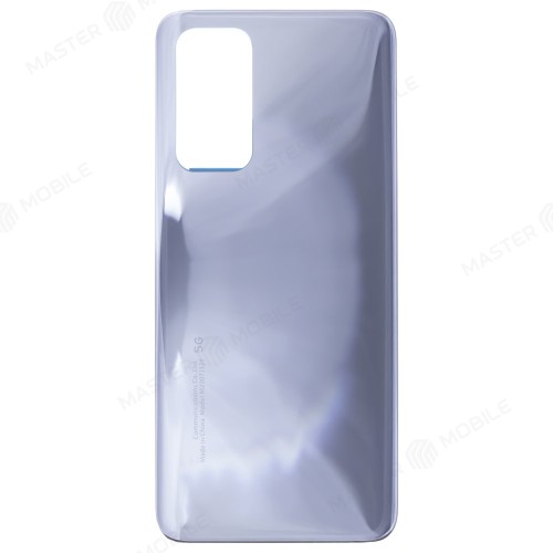 Задняя крышка для Xiaomi Mi 10T 5G (M2007J3SY) / Mi 10T Pro 5G (M2007J3SG) (серебристый)