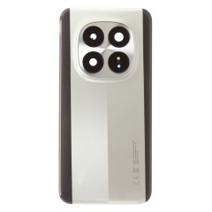 Задняя крышка для Xiaomi Poco M8 Pro (2510EPC8BG) (серый) (в сборе со стеклом камеры)