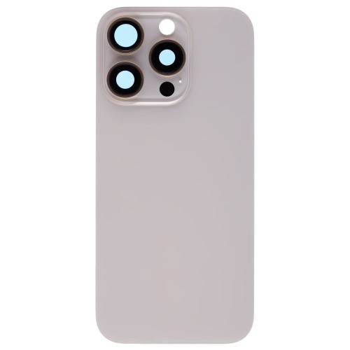 Задняя крышка для Apple iPhone 16 Pro (золотистый) (в сборе со стеклом камеры) (Premium)