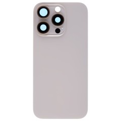 Задняя крышка для Apple iPhone 16 Pro (золотистый) (в сборе со стеклом камеры) (Premium)