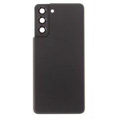 Задняя крышка для Samsung G991 Galaxy S21 (серый) (в сборе со стеклом камеры) (ORIG100)