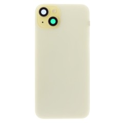 Задняя крышка для Apple iPhone 15 Plus (желтый) (в сборе со стеклом камеры и шлейфом) (Premium)
