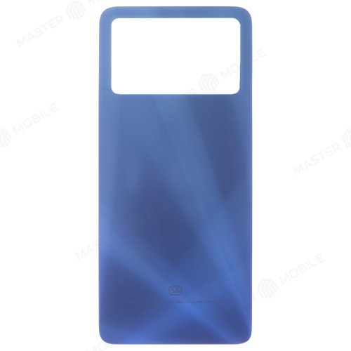 Задняя крышка для Xiaomi Poco X4 Pro 5G (2201116PG) (синий)