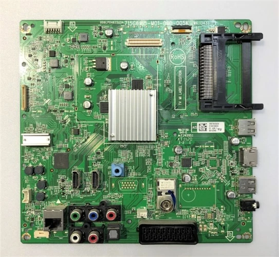 Материнская плата 715G6165-M01-000-005K, для телевизора PHILIPS 24PFT5619/60
