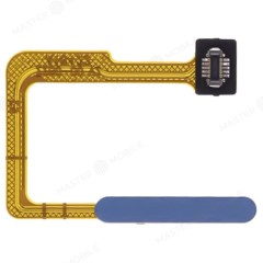 Шлейф для Xiaomi Poco F5 (23049PCD8G) / Redmi Note 12 Turbo (23049RAD8C) с комп. + сканер отпечатка пальца (кнопка включения) (синий)