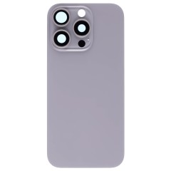 Задняя крышка для Apple iPhone 16 Pro (титановый) (в сборе со стеклом камеры) (Premium)