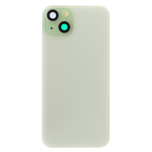 Задняя крышка для Apple iPhone 15 Plus (зеленый) (в сборе со стеклом камеры и шлейфом) (Premium)