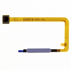Шлейф для Samsung A075 Galaxy A07 4G с комп. + сканер отпечатка пальца (фиолетовый)