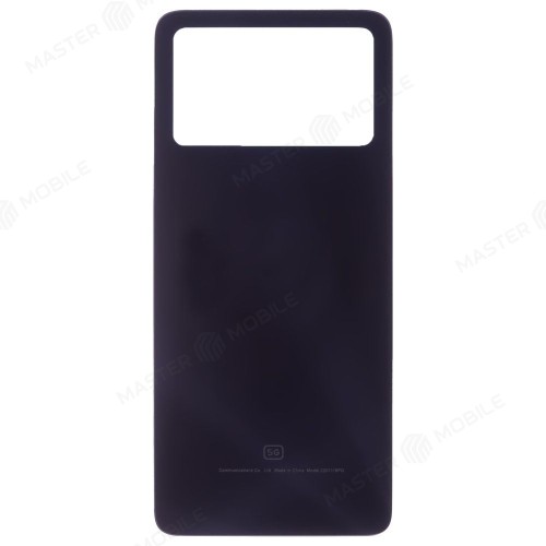 Задняя крышка для Xiaomi Poco X4 Pro 5G (2201116PG) (черный)