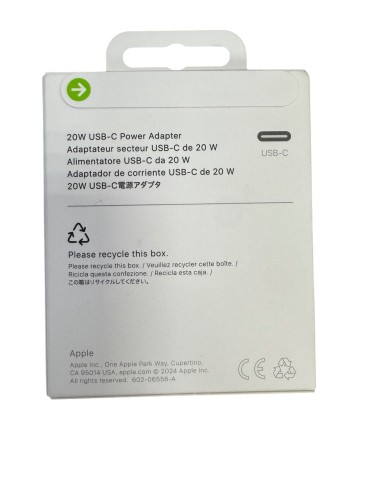 Быстрое зарядное устройство для iPhone 16, 15, 14, iPad, AirPods - Type-C/20W