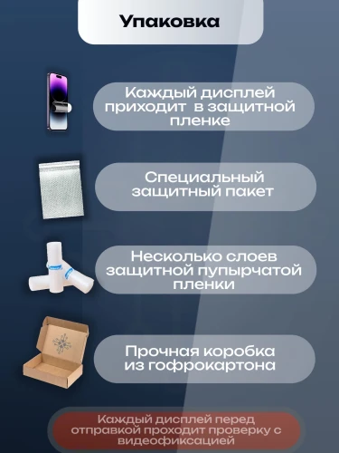 Дисплей для iPhone 15 Pro Max 120 Hz, Full HD (Soft OLED)