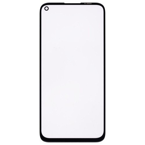 Стекло модуля для Huawei P40 Lite (JNY-LX1) / Nova 6 SE (JNY-TL10) + OCA (черный) (Premium)
