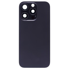 Задняя крышка для Apple iPhone 16 Pro (черный) (в сборе со стеклом камеры) (Premium)