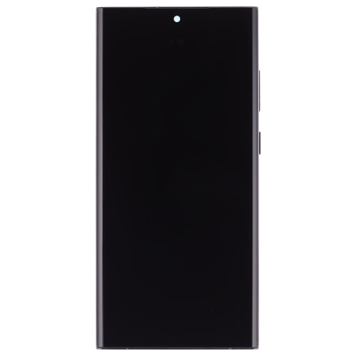 Дисплей для Samsung S918 Galaxy S23 Ultra + тачскрин (черный) (в рамке) (OLED) (Full Size)
