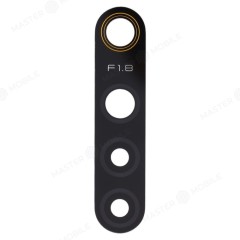 Стекло задней камеры для Realme 5 (RMX1927) (без рамки) (черный)