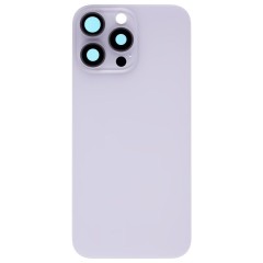 Задняя крышка для Apple iPhone 16 Pro Max (белый) (в сборе со стеклом камеры) (Premium)