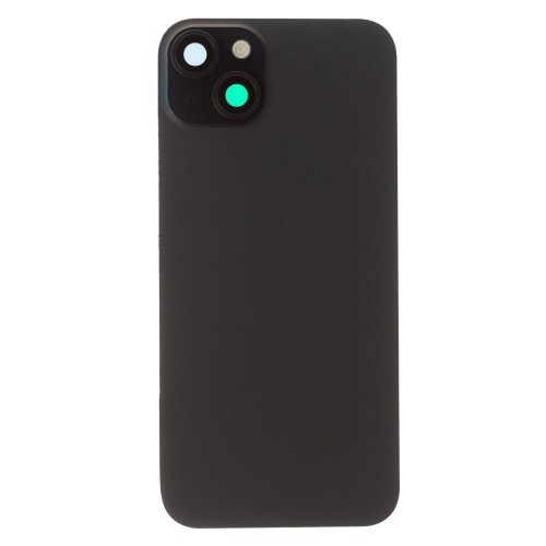Задняя крышка для Apple iPhone 15 Plus (черный) (в сборе со стеклом камеры и шлейфом) (Premium)