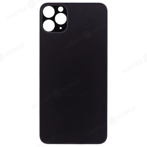 Задняя крышка для Apple iPhone 11 Pro Max (серый) (с широким отверстием) (Premium)