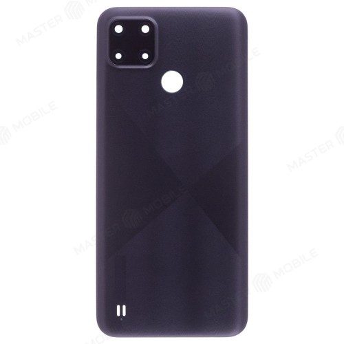 Задняя крышка для Realme C21Y (RMX3261/RMX3263) (черный) (в сборе со стеклом камеры)