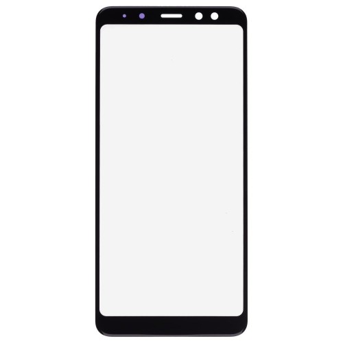 Стекло модуля для Samsung A530 Galaxy A8 (2018) + OCA (черный) (Premium)