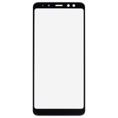 Стекло модуля для Samsung A530 Galaxy A8 (2018) + OCA (черный) (Premium)