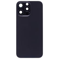 Задняя крышка для Apple iPhone 16 Pro Max (черный) (в сборе со стеклом камеры) (Premium)