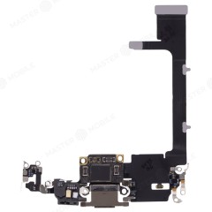 Шлейф для Apple iPhone 11 Pro с комп. + разъем зарядки + микрофон (золотистый) (ORIG100)