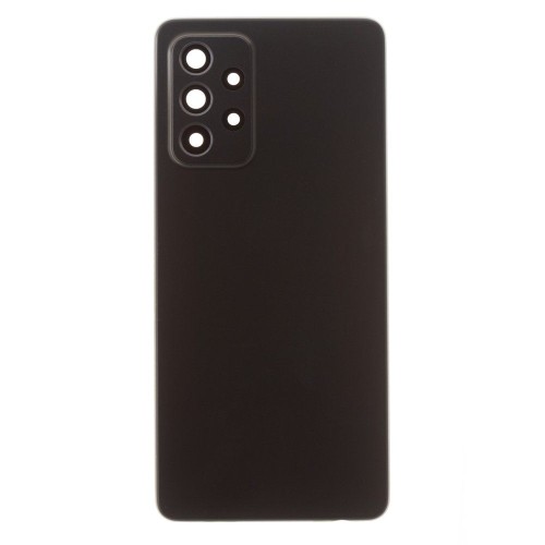 Задняя крышка для Samsung A525 Galaxy A52 / A526 Galaxy A52 5G / A528 Galaxy A52s (черный) (в сборе со стеклом камеры) (ORIG100)