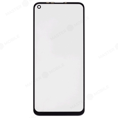 Стекло модуля для Tecno Camon 15 Air (CD6) + OCA (черный)