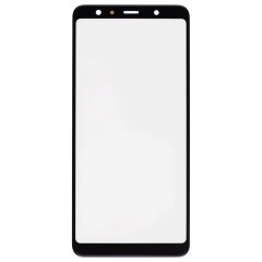 Стекло модуля для Samsung A750 Galaxy A7 (2018) + OCA (черный) (Premium)