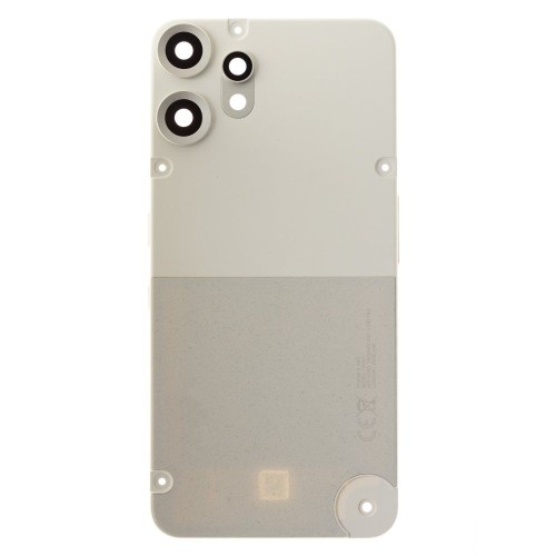 Задняя крышка для Nothing CMF Phone 2 Pro (A001) (белый) (в сборе со стеклом камеры) (ORIG100)