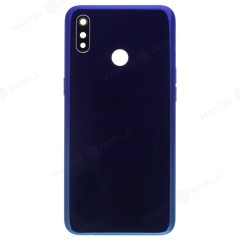 Задняя крышка для Realme 3 (RMX1821) (синий-сумеречный) (в сборе со стеклом камеры)