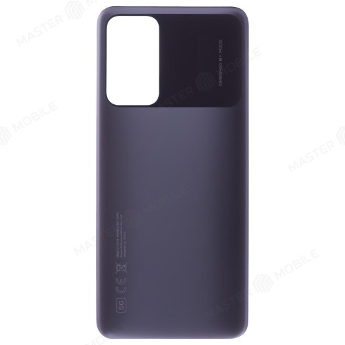 Задняя крышка для Xiaomi Poco M4 Pro 5G (21091116AG) (черный)