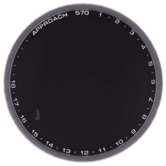 Дисплей для Garmin Approach S70 (42 мм) + тачскрин (черный) (ORIG100)