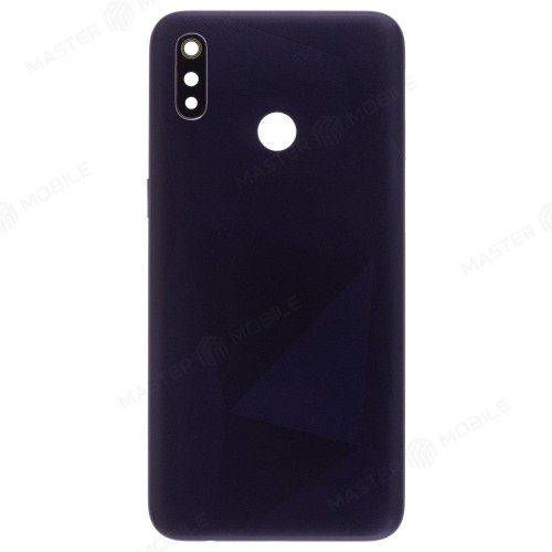 Задняя крышка для Realme 3 (RMX1821) (черный) (в сборе со стеклом камеры)