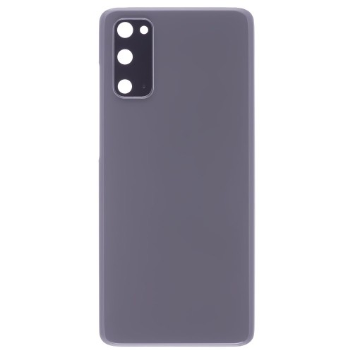 Задняя крышка для Samsung G980 Galaxy S20 (серый) (в сборе со стеклом камеры)