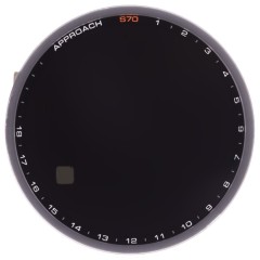 Дисплей для Garmin Approach S70 (47 мм) + тачскрин (черный) (ORIG100)