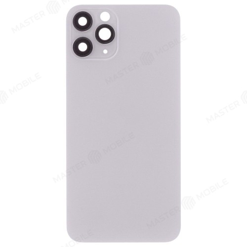 Задняя крышка для Apple iPhone 11 Pro (белый) (в сборе со стеклом камеры) (Premium)