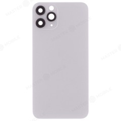 Задняя крышка для Apple iPhone 11 Pro (белый) (в сборе со стеклом камеры) (Premium)