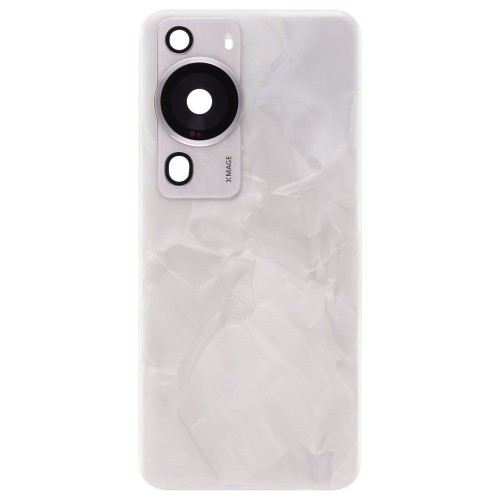 Задняя крышка для Huawei P60 Pro (MNA-LX9) (белый) (в сборе со стеклом камеры) (ORIG100)